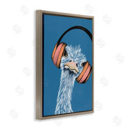 Yvette St. Amant | Ostrich with Headphones