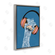 Yvette St. Amant | Ostrich with Headphones