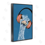 Yvette St. Amant | Ostrich with Headphones