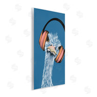 Yvette St. Amant | Ostrich with Headphones