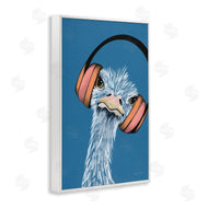 Yvette St. Amant | Ostrich with Headphones