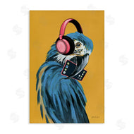 Yvette St. Amant | Parrot Listening to Music