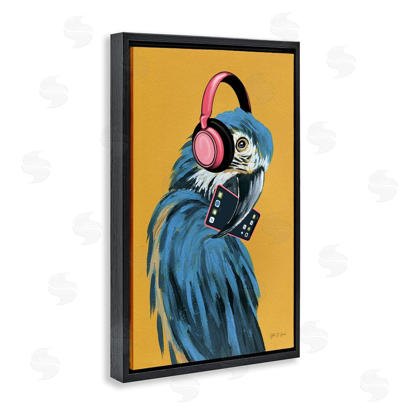 Yvette St. Amant | Parrot Listening to Music