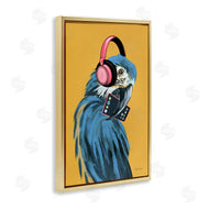 Yvette St. Amant | Parrot Listening to Music
