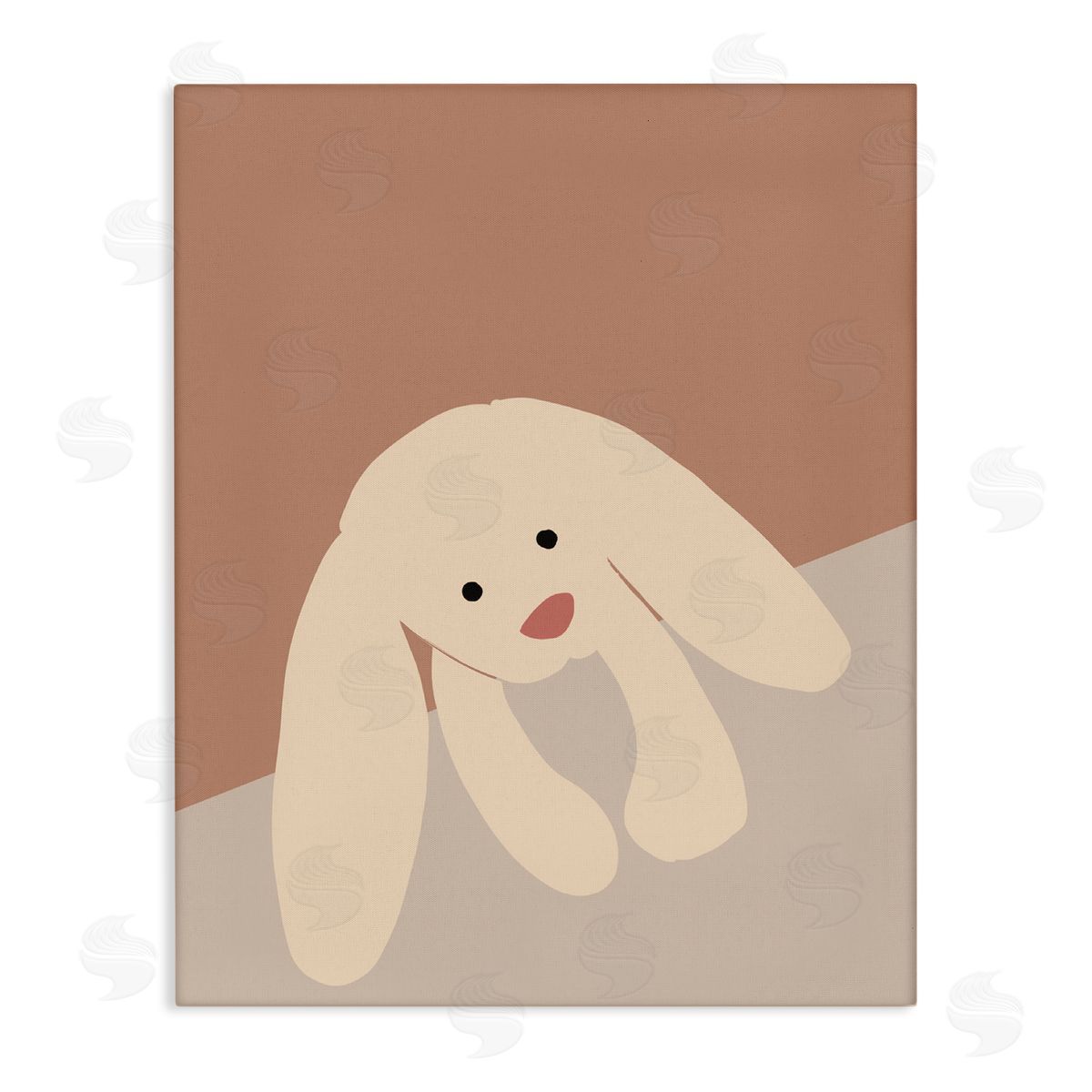 Simple Floppy Bunny Canvas Wall Art, Home Decor by Chen Alyesh
