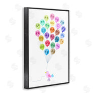 Carla Daly | Bird and Alphabet Balloons