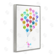 Carla Daly | Bird and Alphabet Balloons