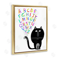 Carla Daly | Cat with Alphabet