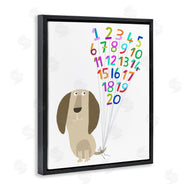 Carla Daly | Dog and Number Balloons
