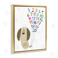 Carla Daly | Dog and Number Balloons