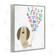 Carla Daly | Dog and Number Balloons
