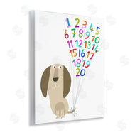 Carla Daly | Dog and Number Balloons