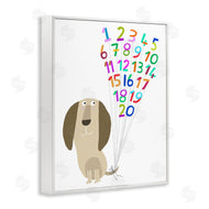 Carla Daly | Dog and Number Balloons