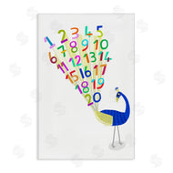 Carla Daly | Peacock with Numbers
