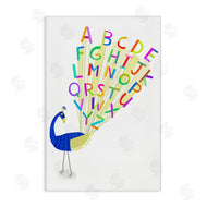 Carla Daly | Peacock Alphabet Feathers