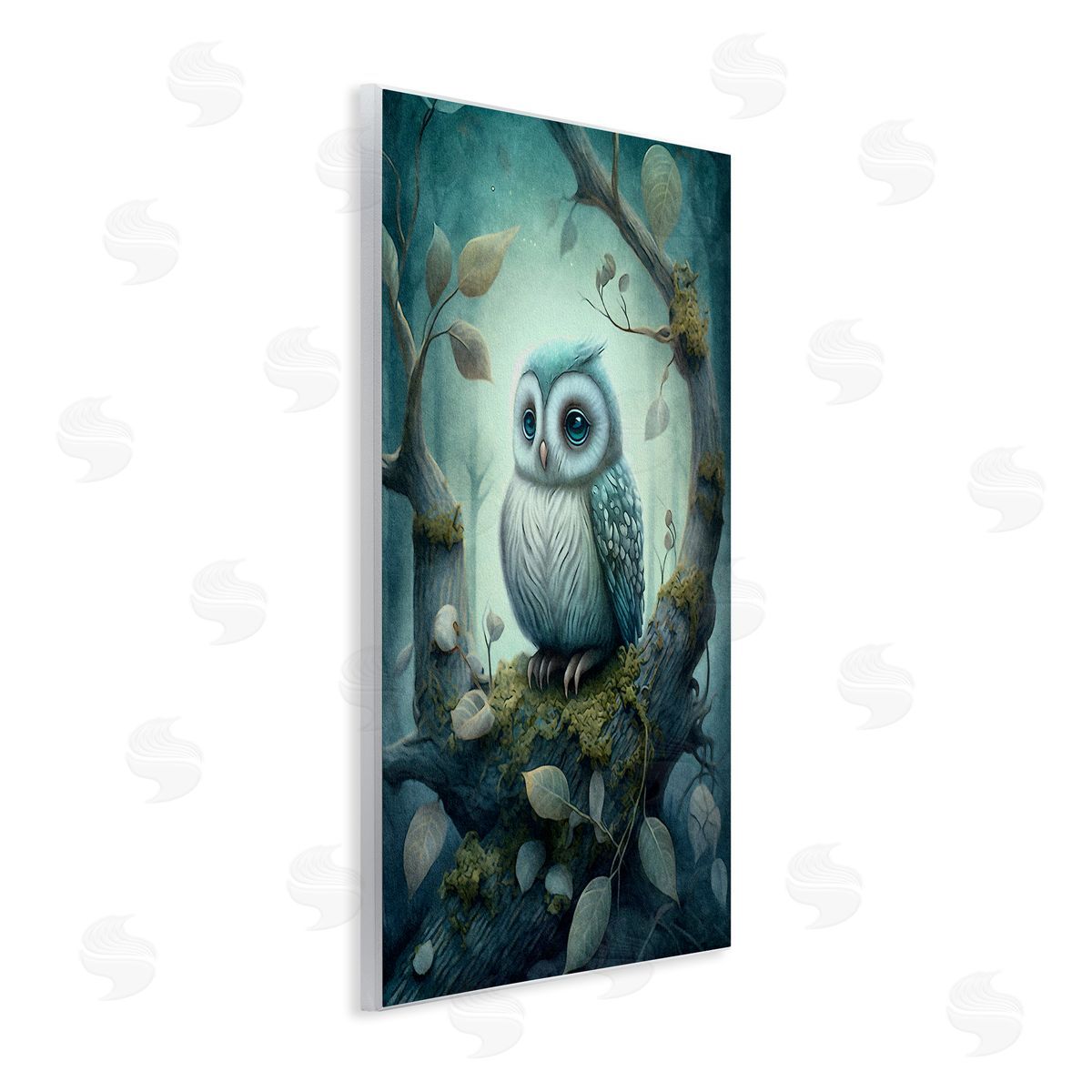 Calm Mystic Owl Wood Plaque Wall Art, Home Decor by The Dutch Lady