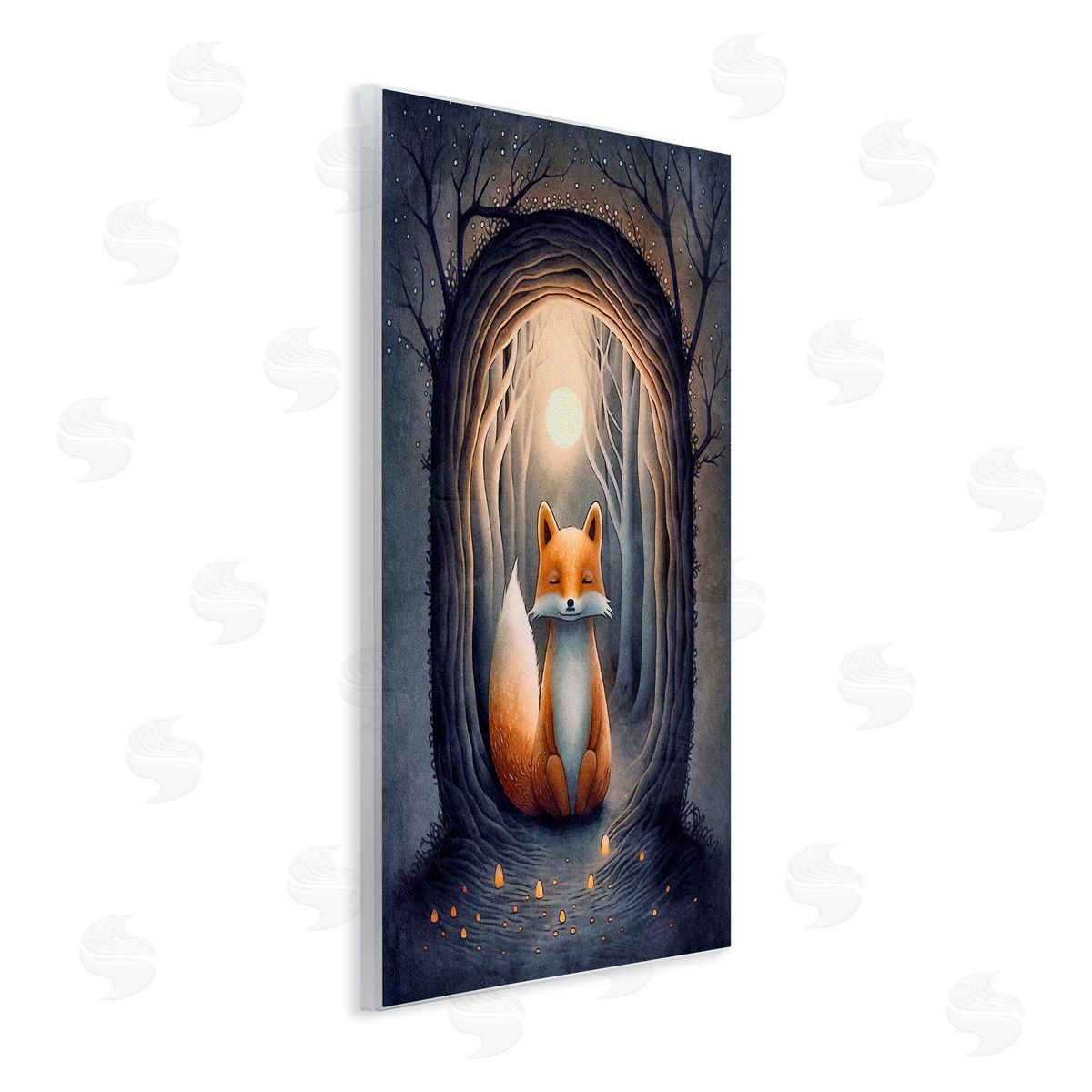 Mystic Fox in Nature Wood Plaque Wall Art, Home Decor by The Dutch Lady
