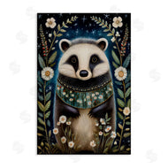 The Dutch Lady | Woodland Pattern Badger