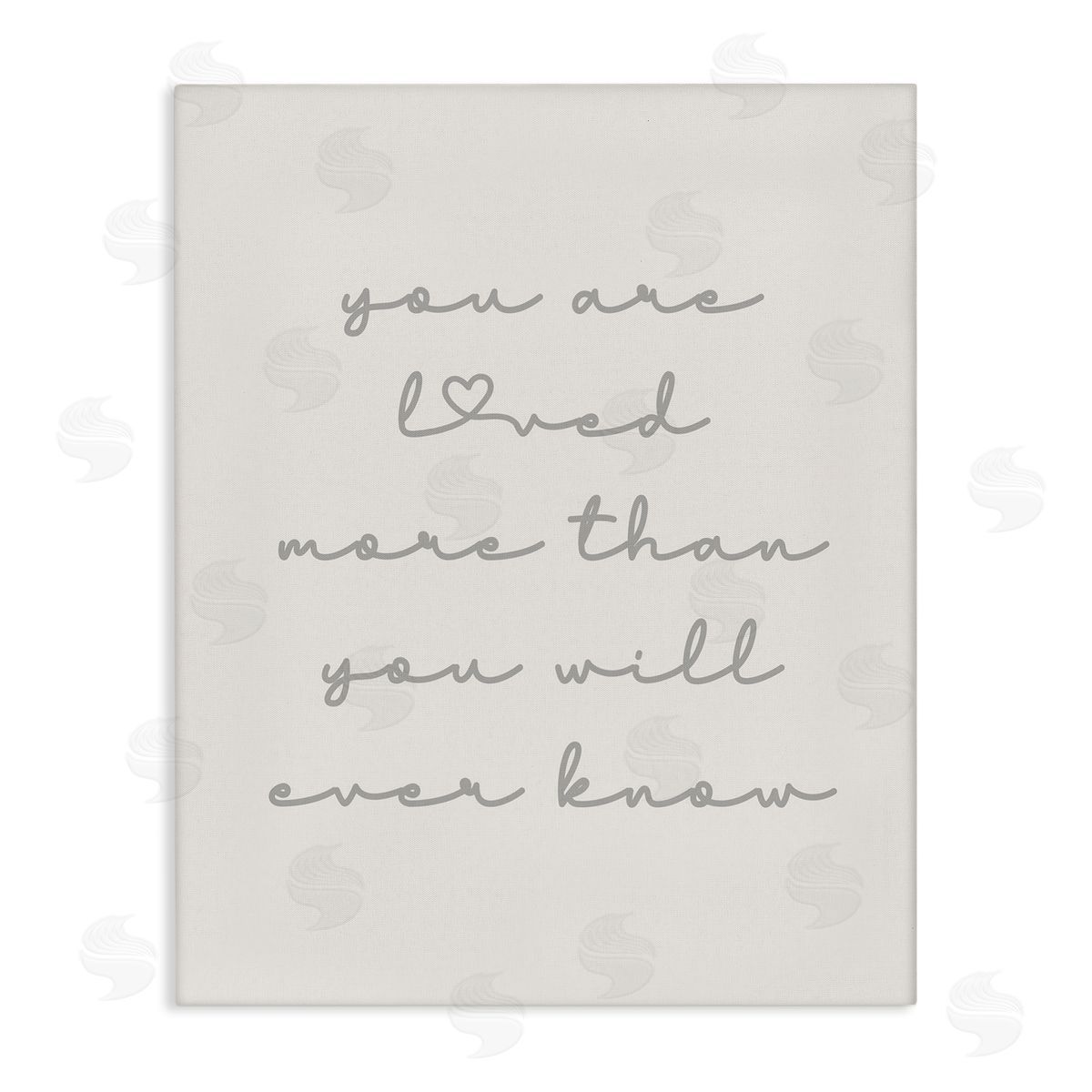 Minimal You Are Loved Canvas Wall Art, Home Decor by Stupell Studio