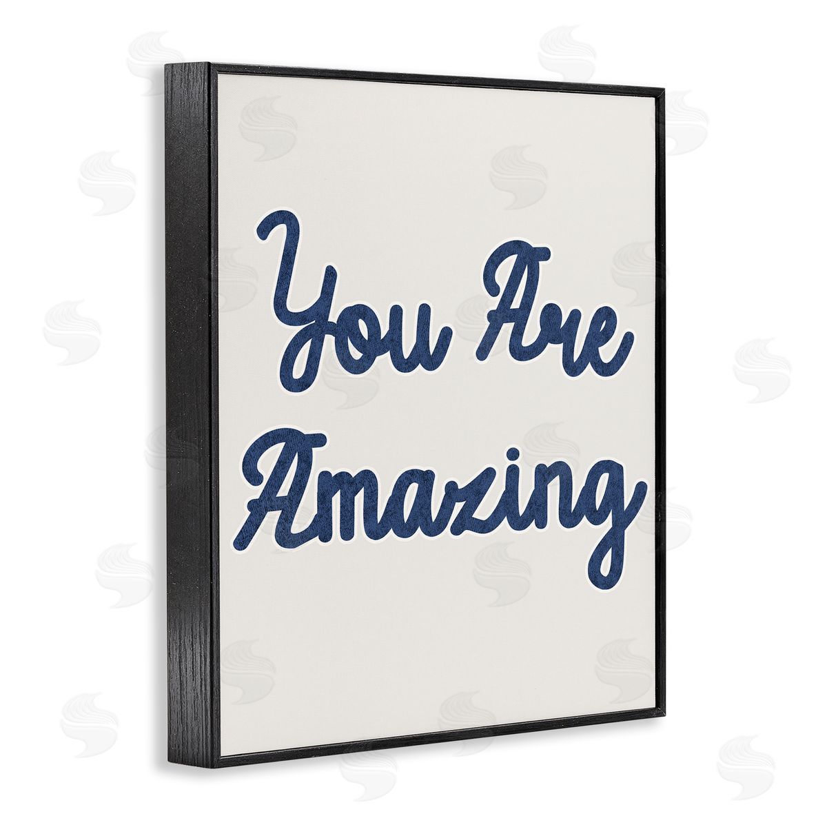 You Are Amazing Phrase Black Frame Print Wall Art, Home Decor by Stupell Studio