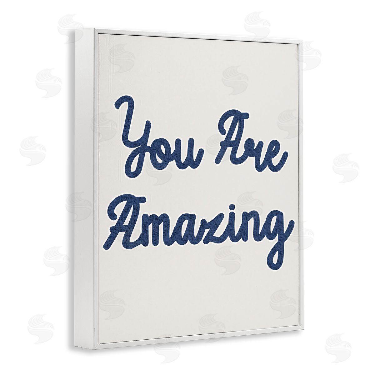 You Are Amazing Phrase White Frame Print Wall Art, Home Decor by Stupell Studio