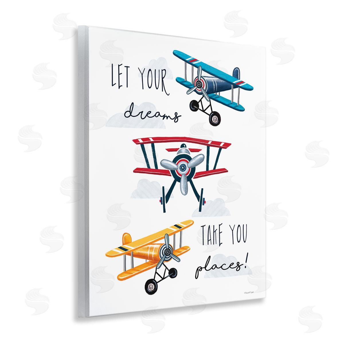 Dreams Take You Places Wood Plaque Wall Art, Home Decor by Elizabeth Tyndall
