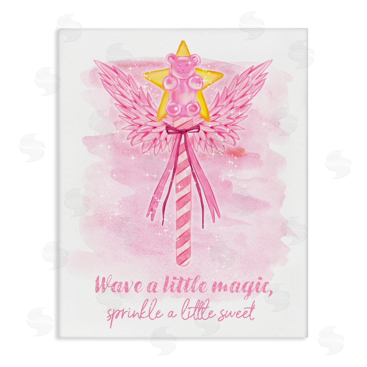 Sprinkle Sweet Magic Canvas Wall Art, Home Decor by Ziwei Li