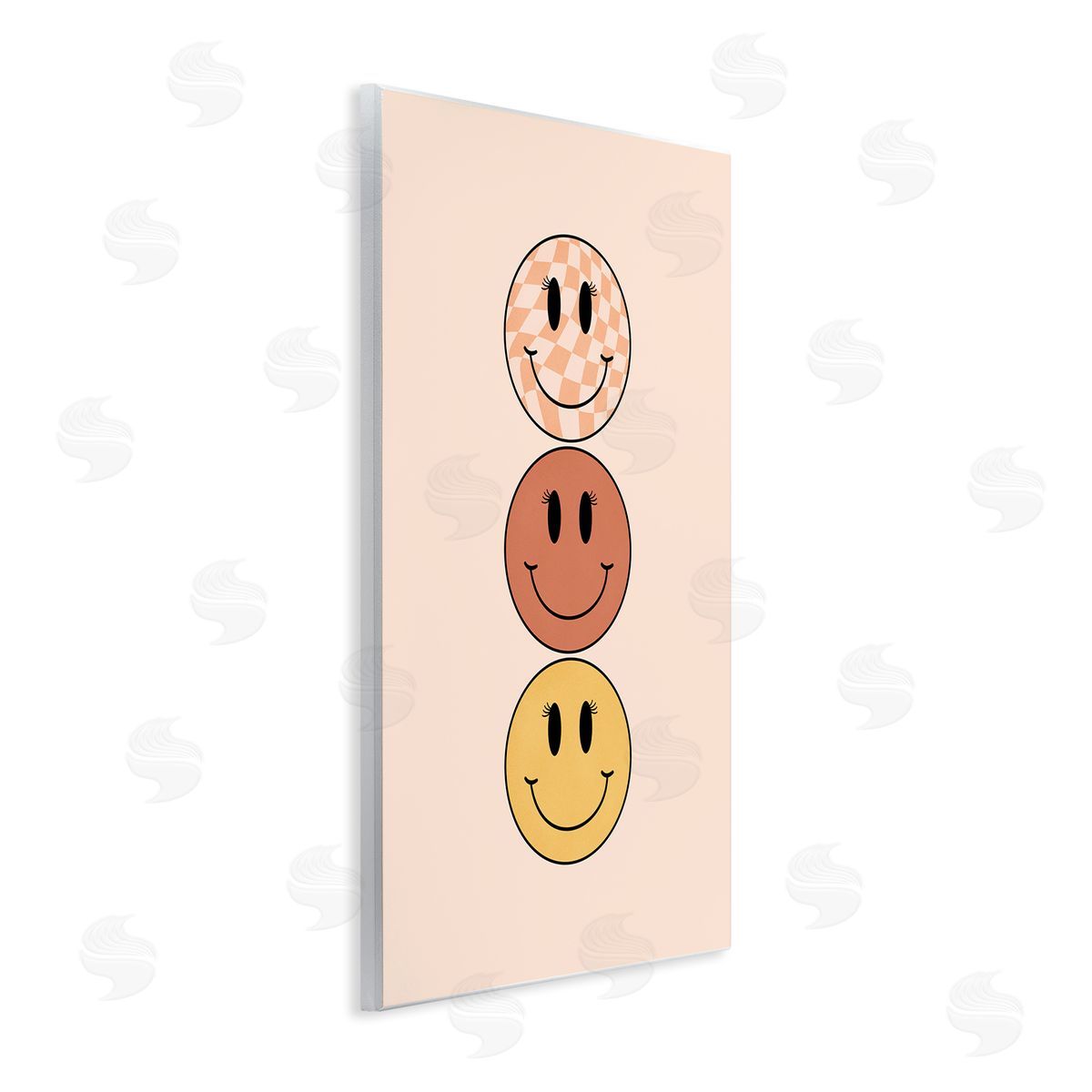 Retro Smileys Trio Wood Plaque Wall Art, Home Decor by JJ Design House, LLC.
