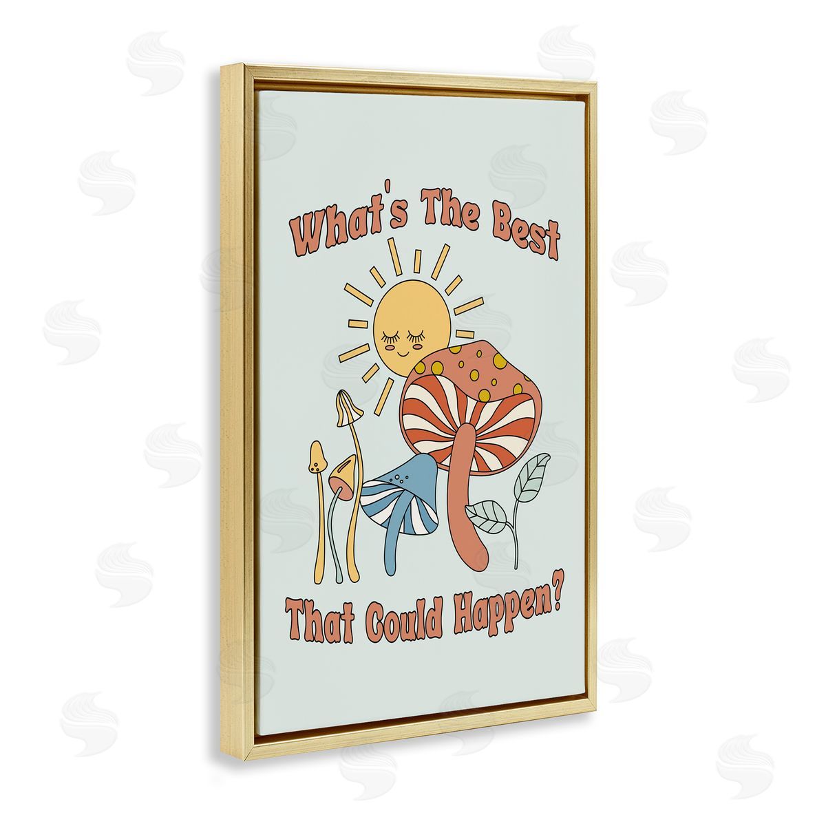 Best That Could Happen Gold Floating Frame Canvas Wall Art, Home Decor by JJ Design House, LLC.
