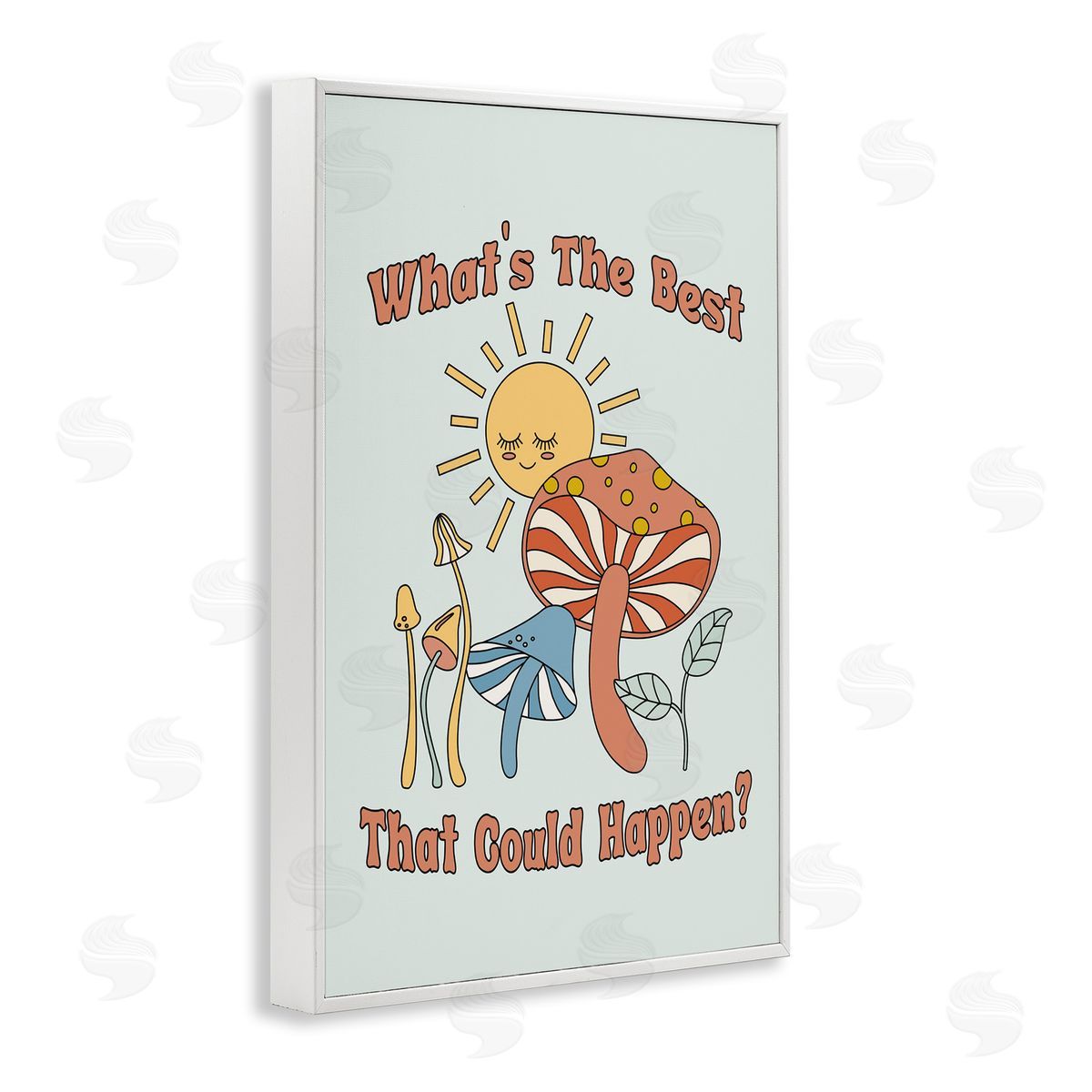 Best That Could Happen White Frame Print Wall Art, Home Decor by JJ Design House, LLC.