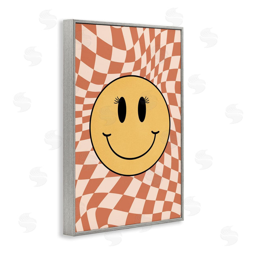 JJ Design House, LLC. | Wavy Checkered Smiley