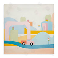 Lazar Studio | Pastel Car in Landscape