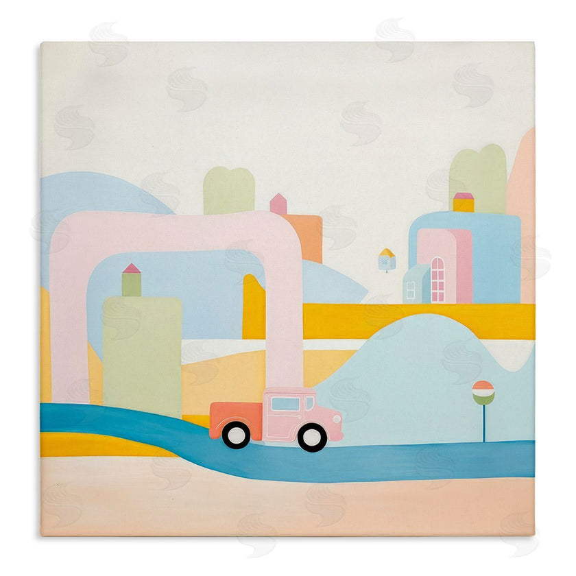 Lazar Studio | Pastel Car in Landscape