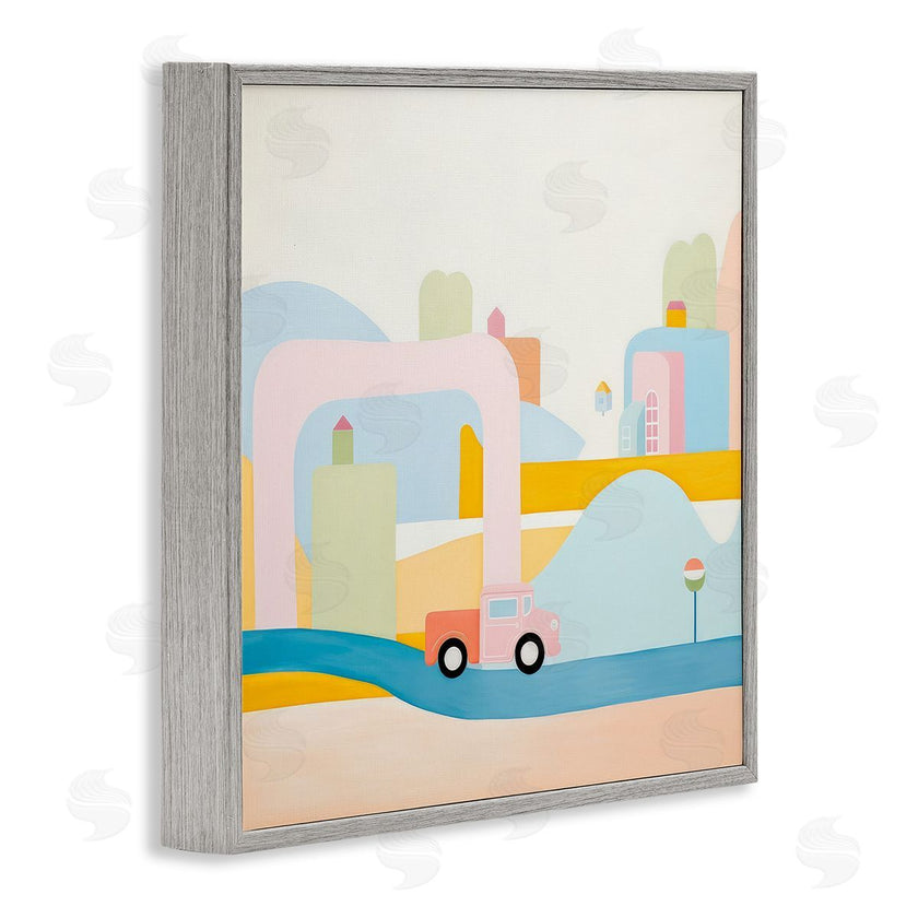 Lazar Studio | Pastel Car in Landscape
