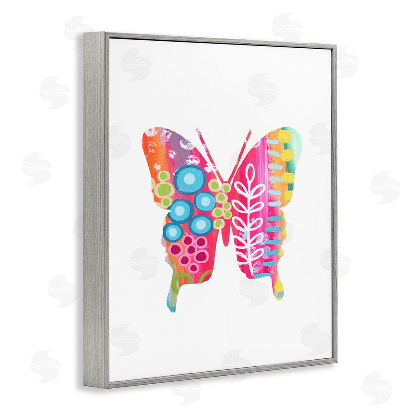 Lisa Nohren | Pink Florals Butterfly