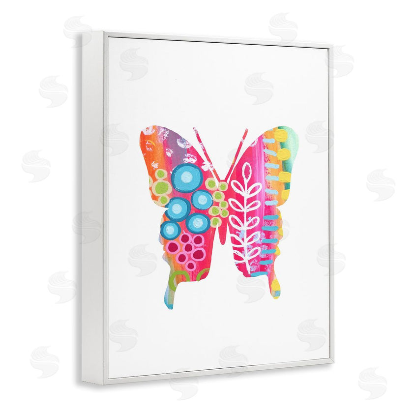 Lisa Nohren | Pink Florals Butterfly