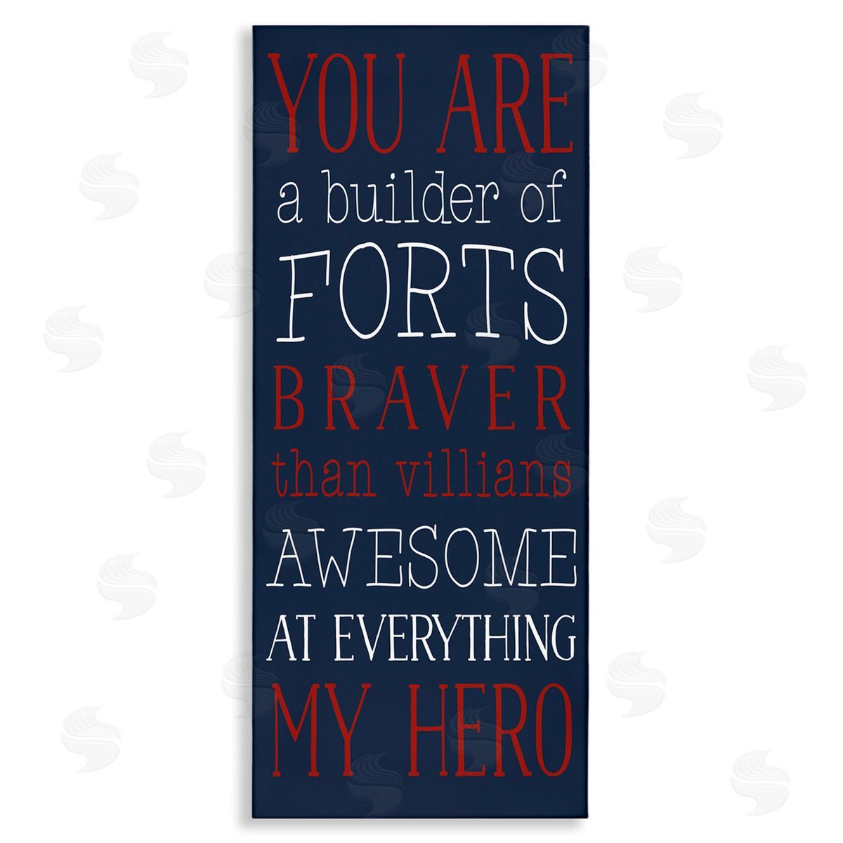 You Are My Hero Canvas Wall Art, Home Decor by Masey St. Studios