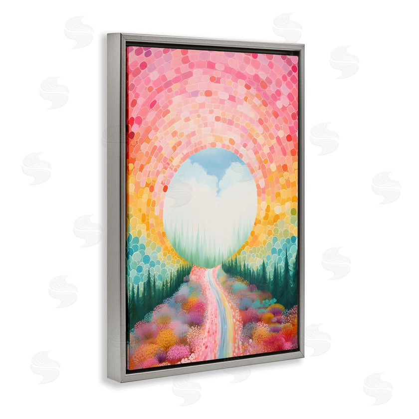 Petal Prints Design | Geometric Road Path