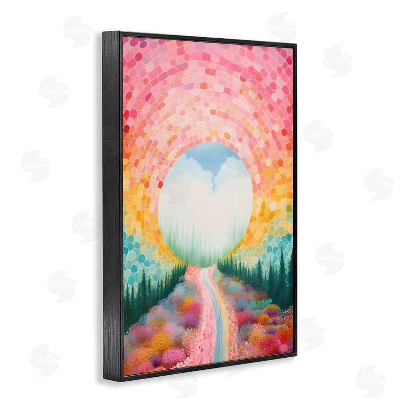 Petal Prints Design | Geometric Road Path
