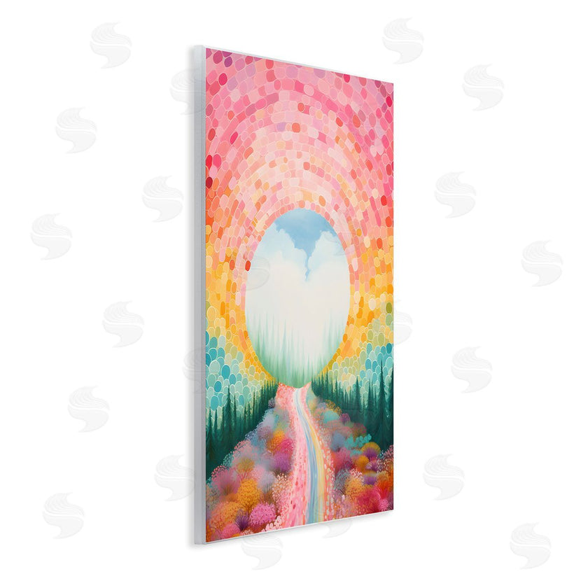 Petal Prints Design | Geometric Road Path