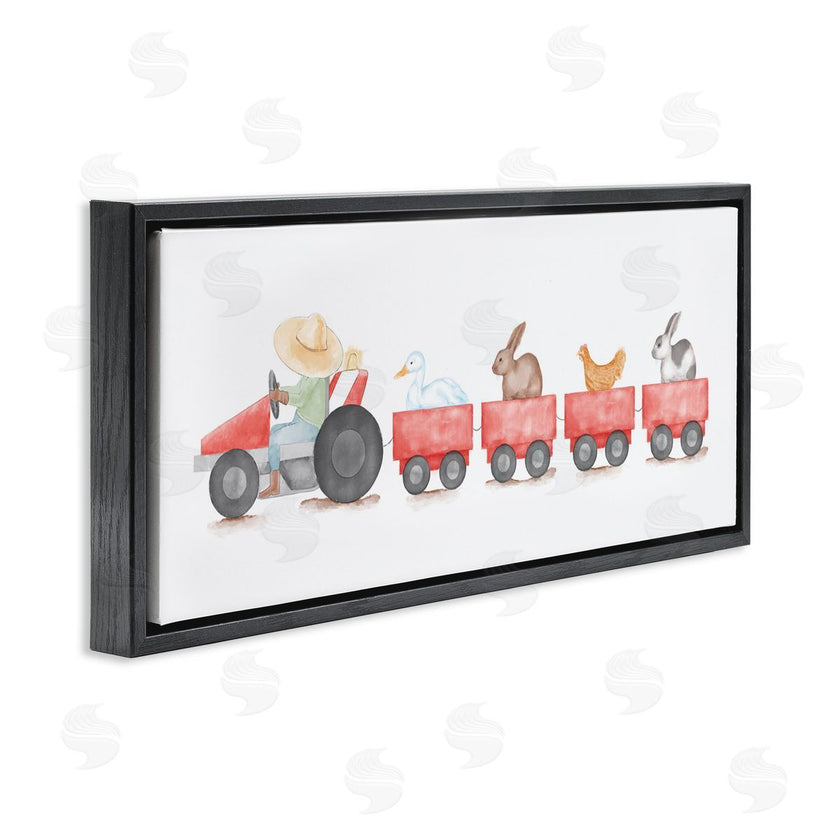 Stupell Studio | Farm Animals Locomotive