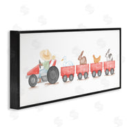 Stupell Studio | Farm Animals Locomotive