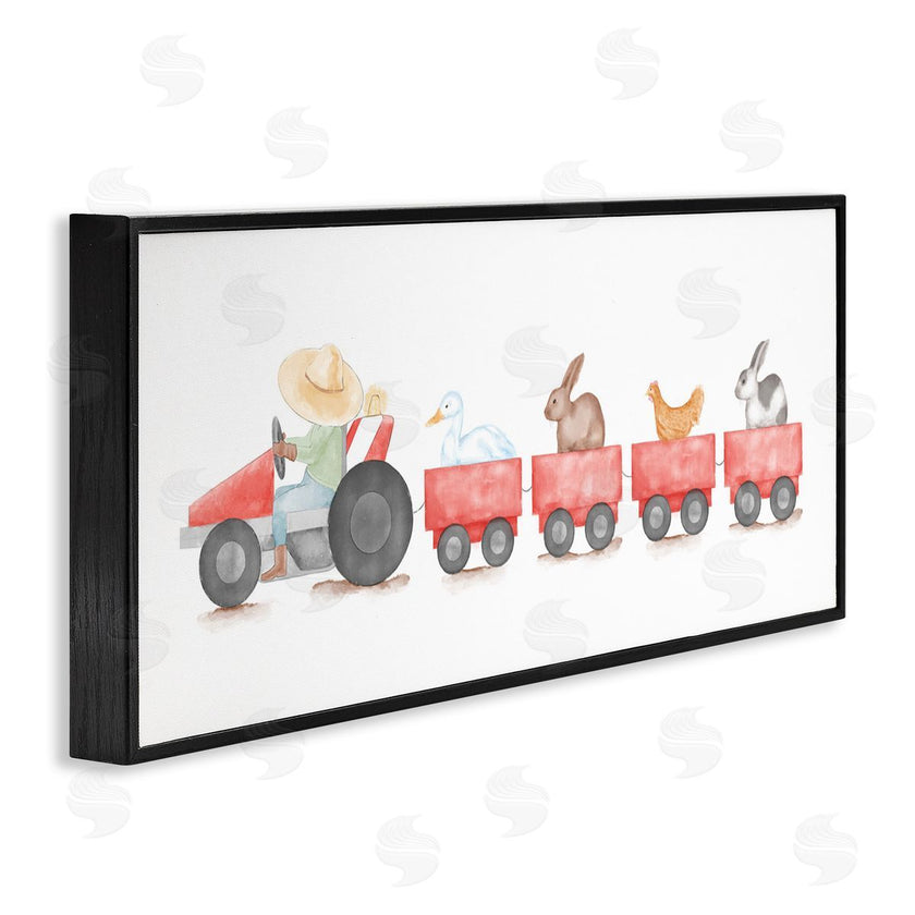 Stupell Studio | Farm Animals Locomotive