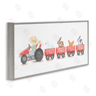 Stupell Studio | Farm Animals Locomotive