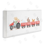 Stupell Studio | Farm Animals Locomotive