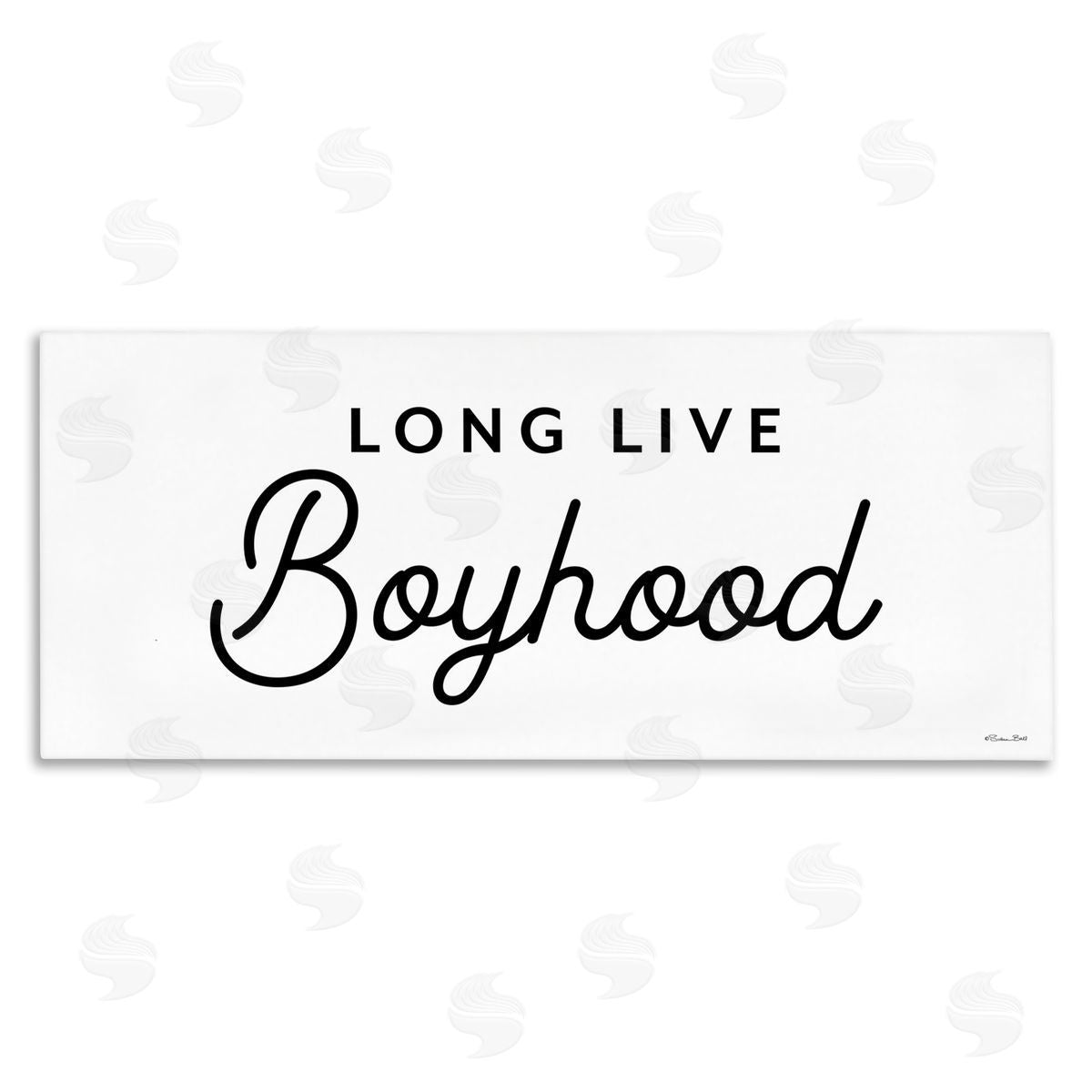 Long Live Boyhood Canvas Wall Art, Home Decor by Susan Ball