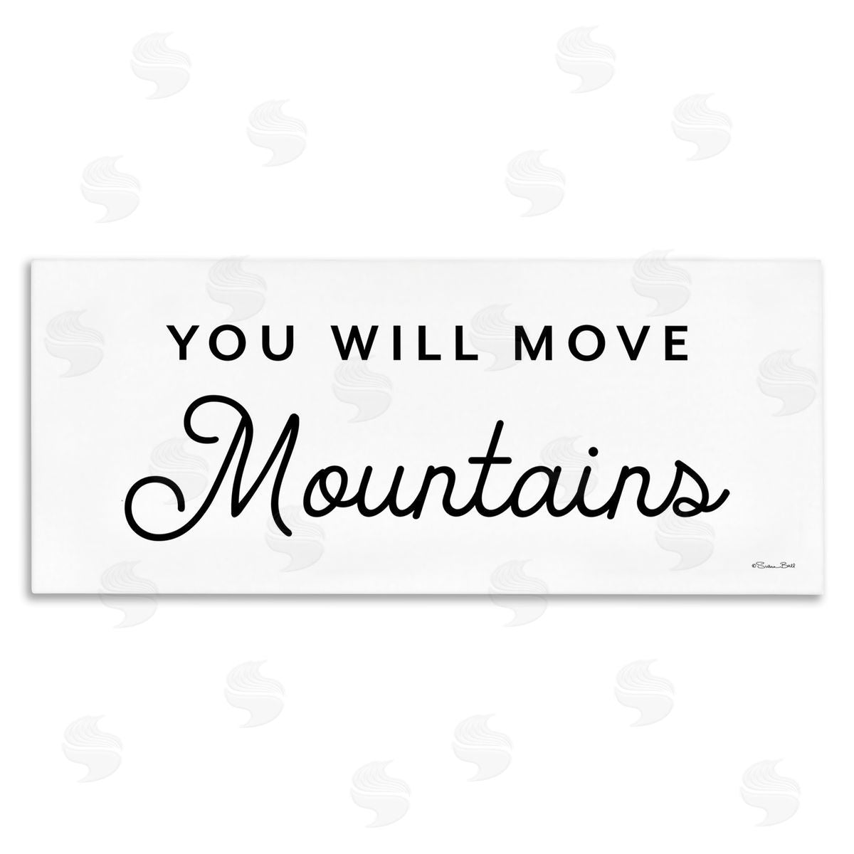 You Will Move Mountains Canvas Wall Art, Home Decor by Susan Ball