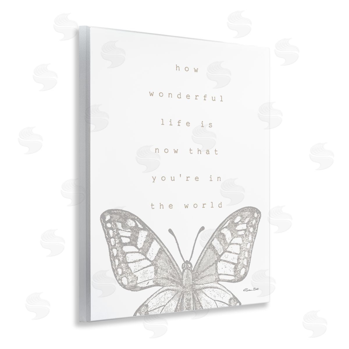 Wonderful Life Phrase Wood Plaque Wall Art, Home Decor by Susan Ball