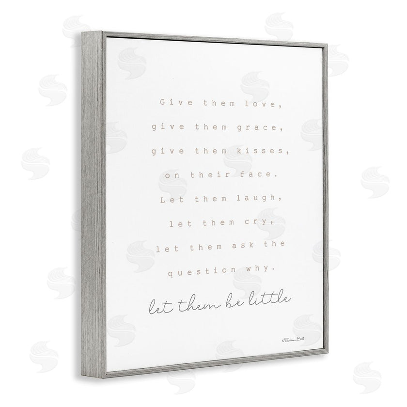 Susan Ball | Let Them Be Little
