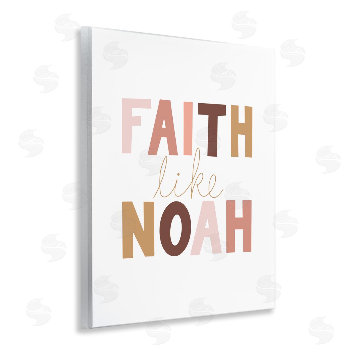 Faith Like Noah Girl's Wood Plaque Wall Art, Home Decor by Tara Moss
